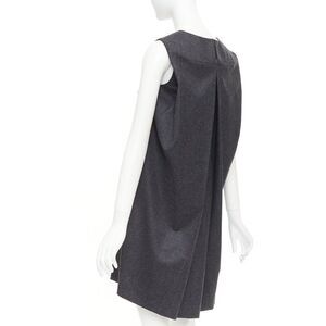 Yves Saint Laurent 2009 Wool Metallic Mini Dress